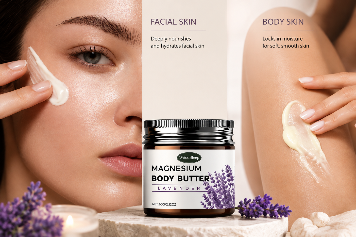 Lavender Magnesium Body Cream